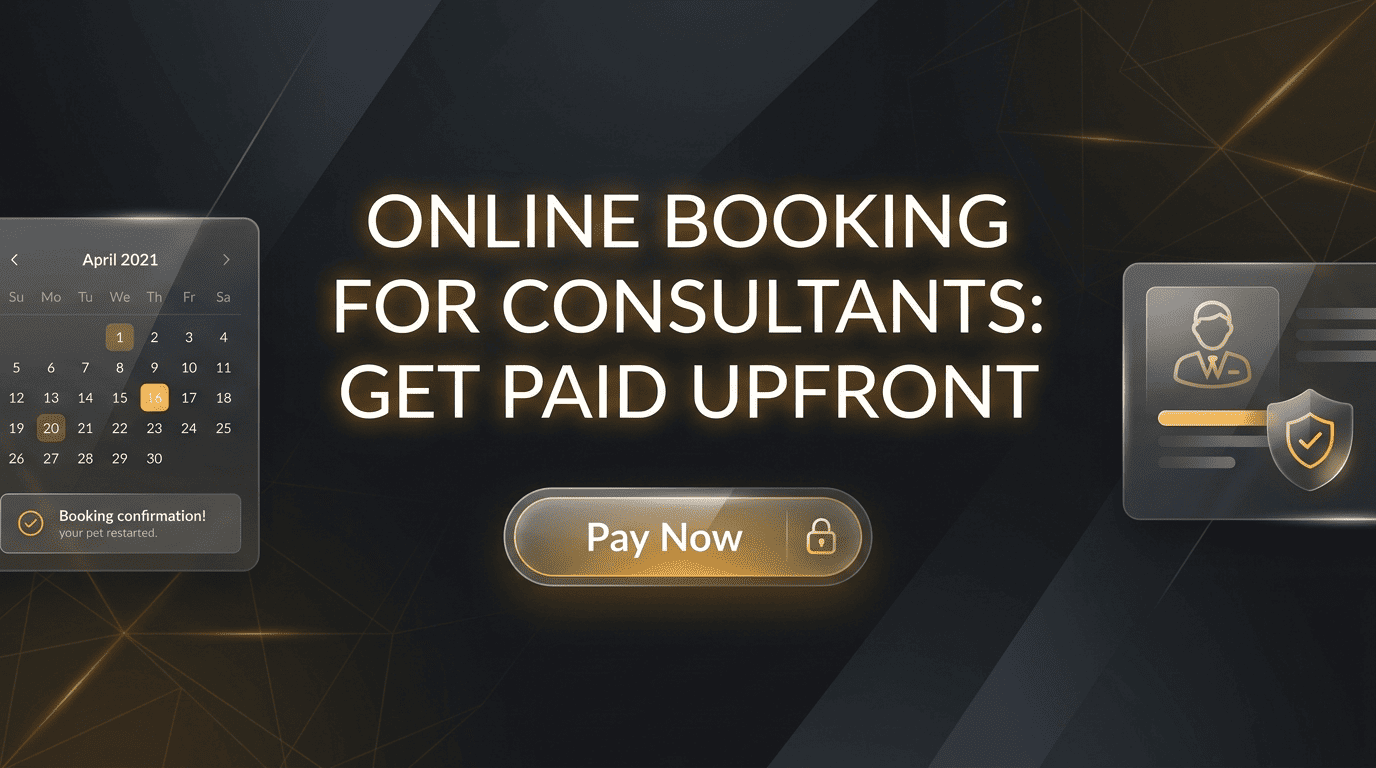 Online Booking for Consultants